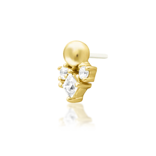 Junipurr 14ct Gold Celest CZ End