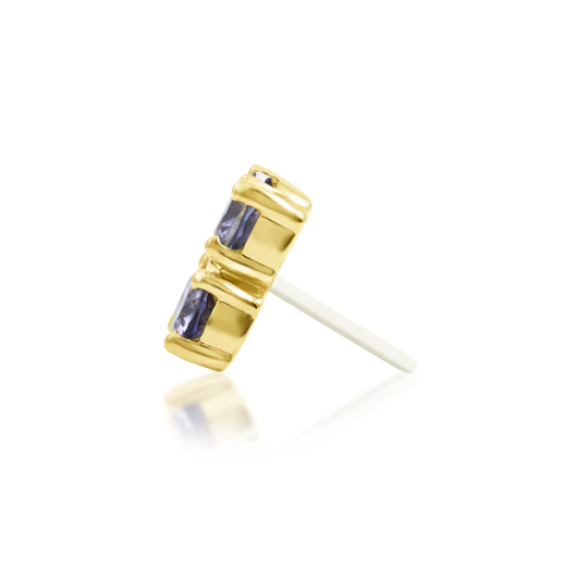 Junipurr 14ct Gold Eme Iolite End