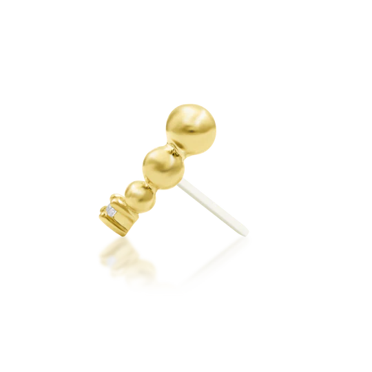 Junipurr 14ct Gold Glo CZ End