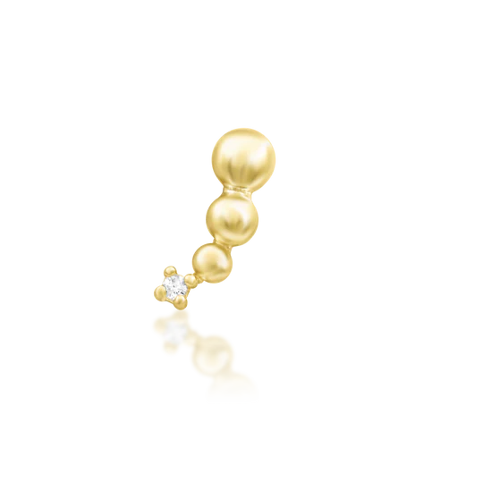 Junipurr 14ct Gold Glo CZ End