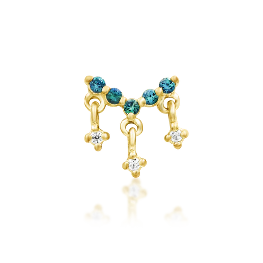 Junipurr 14ct Gold Joan Alexandrite & CZ End