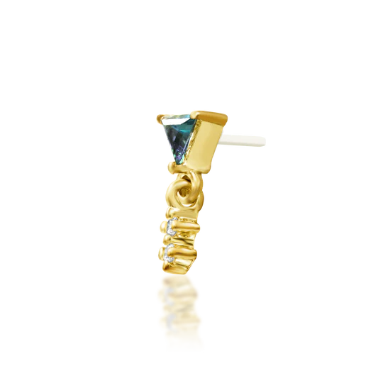 Junipurr 14ct Gold Maya Alexandrite & CZ End
