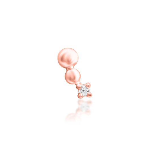 Junipurr 14ct Gold Spark CZ End