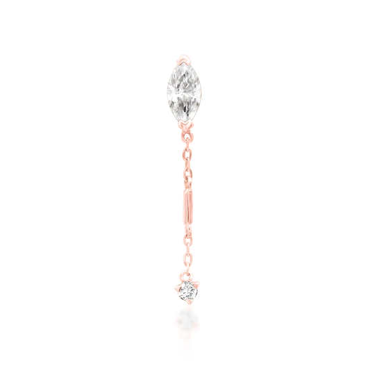 Junipurr 14ct Gold Akasha Dangle