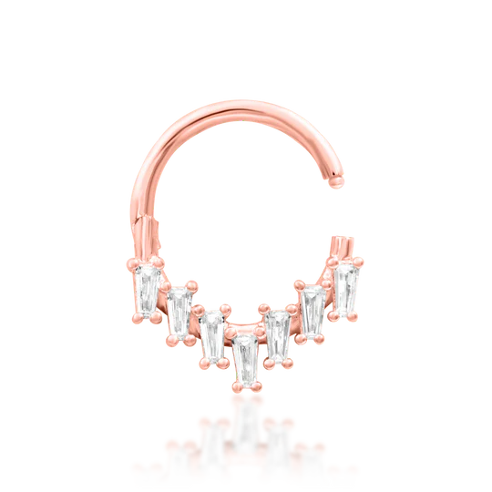 Junipurr 14ct Gold Corus Clicker Ring