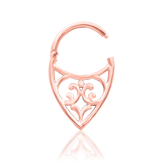 Junipurr 14ct Gold Georgia Clicker Ring