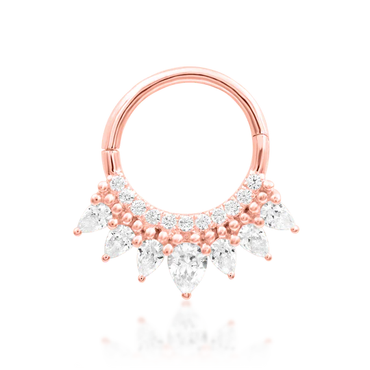 Junipurr 14ct Gold Magnifique Clicker Ring