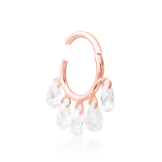 Junipurr 14ct Gold Sia Clicker Ring