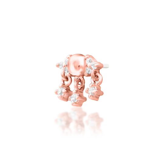 Junipurr 14ct Gold Bextor CZ End