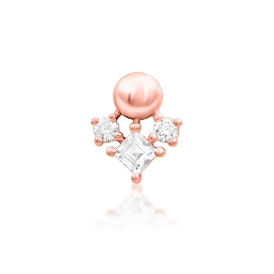 Junipurr 14ct Gold Celest CZ End