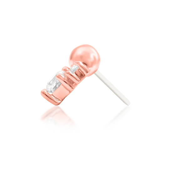 Junipurr 14ct Gold Celest CZ End