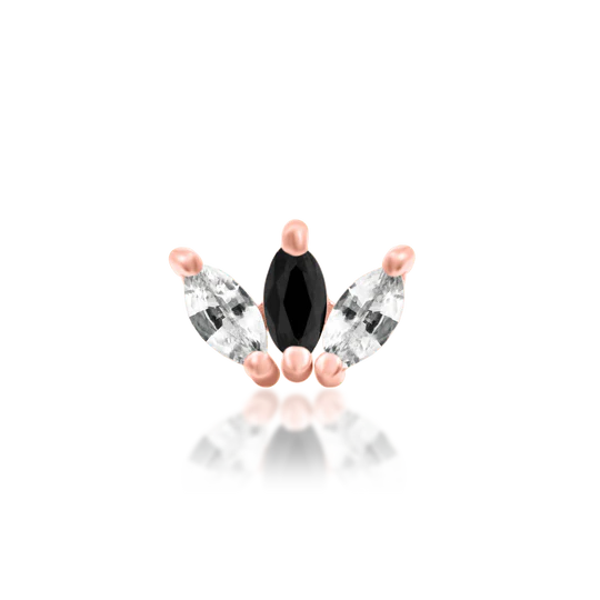 Junipurr 14ct Gold Clash Marquise End