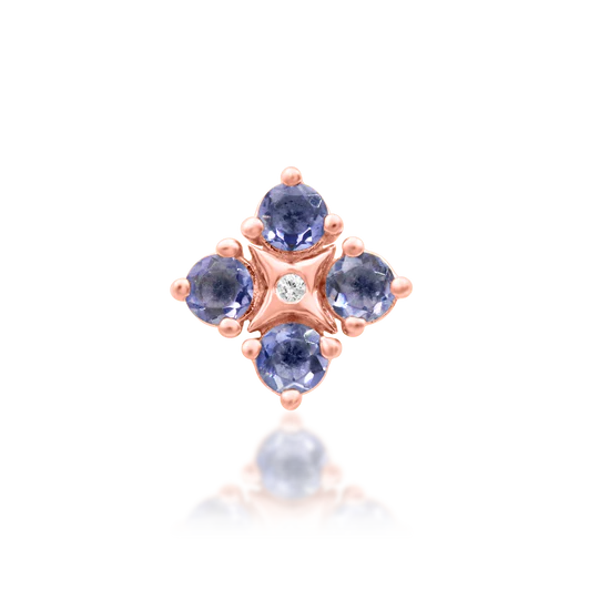 Junipurr 14ct Gold Eme Iolite End