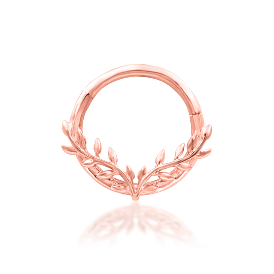 Junipurr 14ct Gold Everleigh Clicker Ring