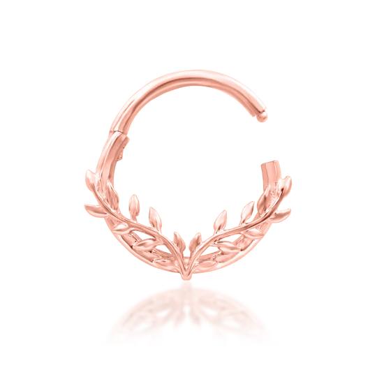 Junipurr 14ct Gold Everleigh Clicker Ring