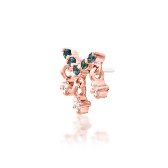 Junipurr 14ct Gold Joan Alexandrite & CZ End