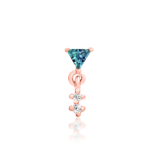 Junipurr 14ct Gold Maya Alexandrite & CZ End