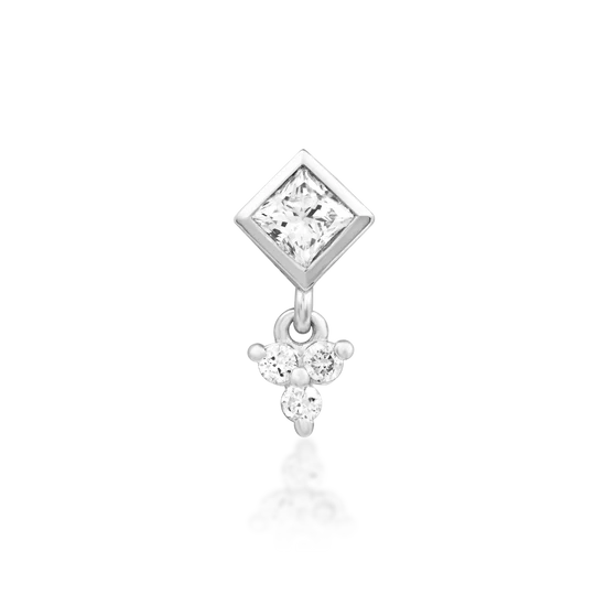 Junipurr 14ct Gold Reflection Diamond End