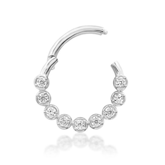 Junipurr 14ct Gold Aziza Clicker Ring
