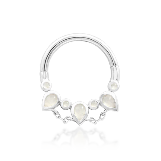Junipurr 14ct Gold Catalina Clicker Ring