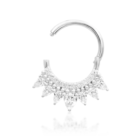 Junipurr 14ct Gold Magnifique Clicker Ring