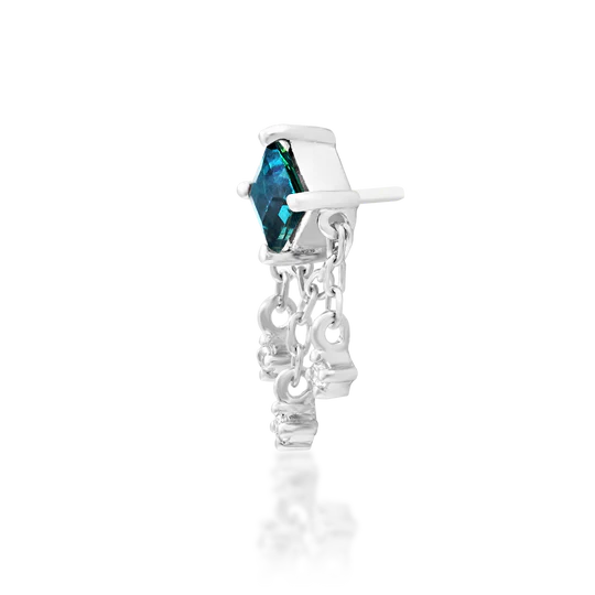 Junipurr 14ct Gold Gari Alexandrite & CZ End