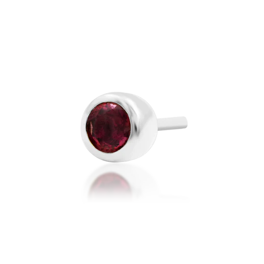 Junipurr 14ct Gold Scarlet Bezel CZ End