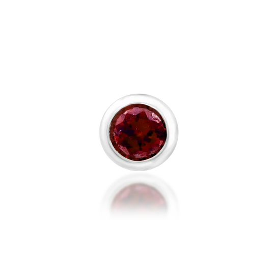 Junipurr 14ct Gold Scarlet Bezel CZ End