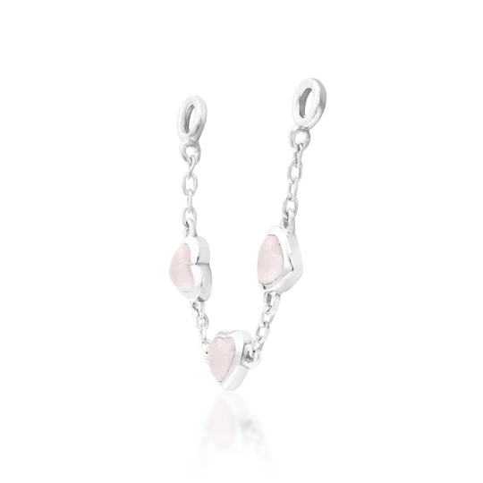 Junipurr 14ct Gold Valentine Chain Dangle