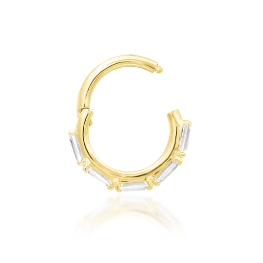 Junipurr 14ct Gold Annie Clicker Ring