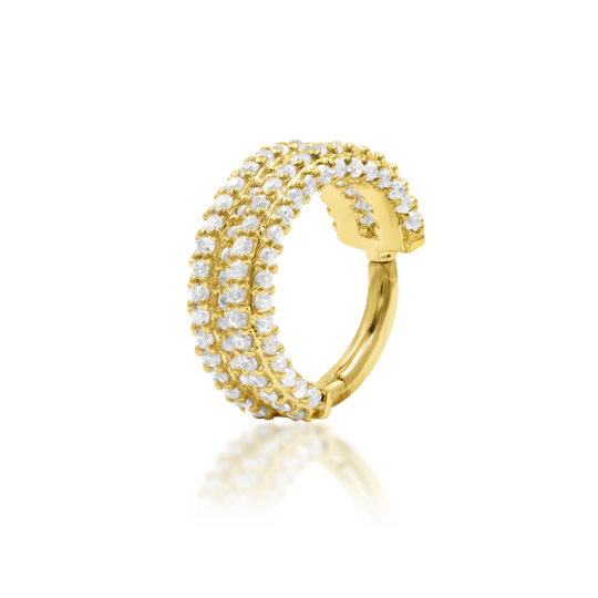 Junipurr 14ct Gold Mie Mie Clicker Ring