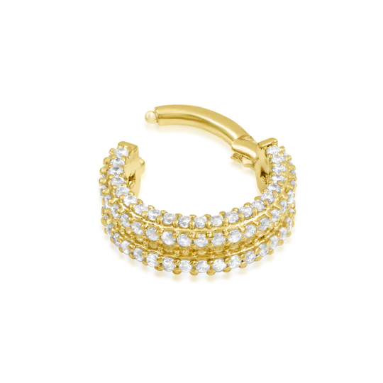 Junipurr 14ct Gold Mie Mie Clicker Ring