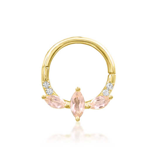 Junipurr 14ct Gold Parisa Clicker Ring