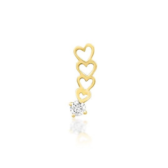 Junipurr 14ct Gold Sending Love End