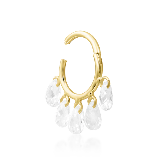 Junipurr 14ct Gold Sia Clicker Ring