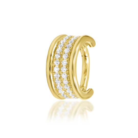 Junipurr 14ct Gold Vivienne Clicker Ring