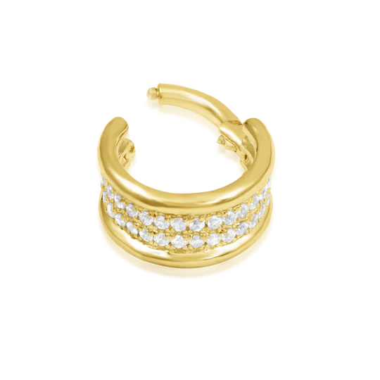Junipurr 14ct Gold Vivienne Clicker Ring