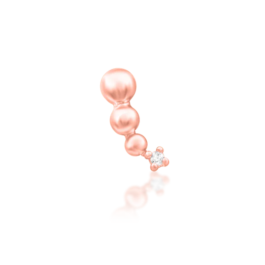 Junipurr 14ct Gold Glo CZ End