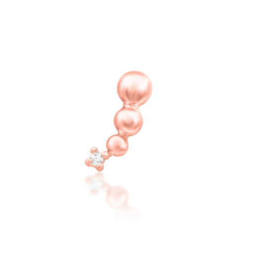 Junipurr 14ct Gold Glo CZ End