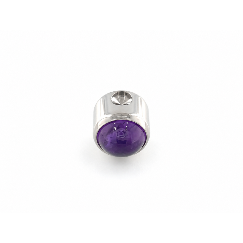 Industrial Strength Titanium Natural Gem Captive Bead