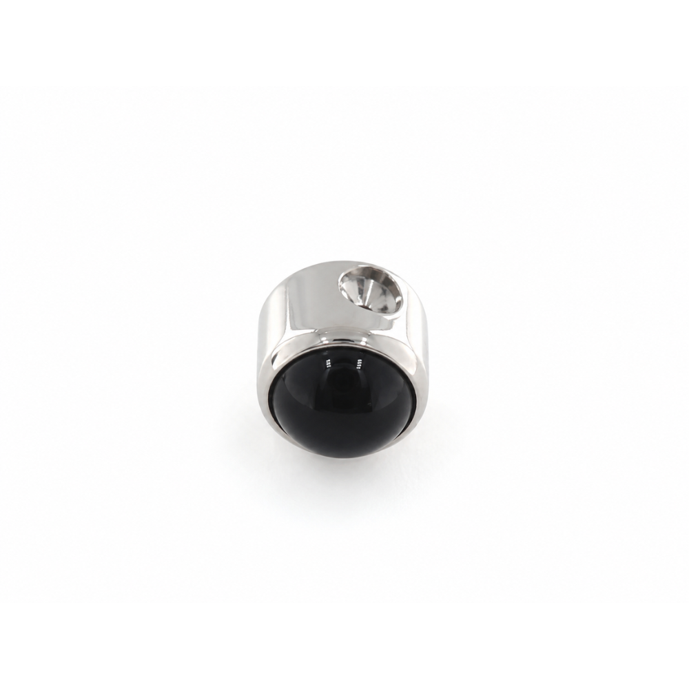Industrial Strength Titanium Natural Gem Captive Bead