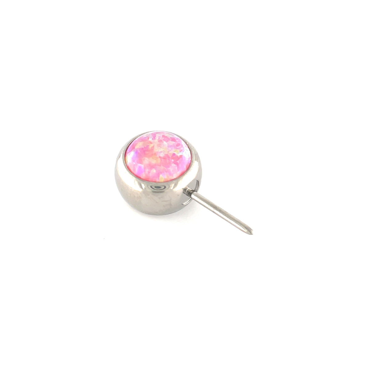 NeoMetal Side Set Bubble Gum Opal Gem Barbell