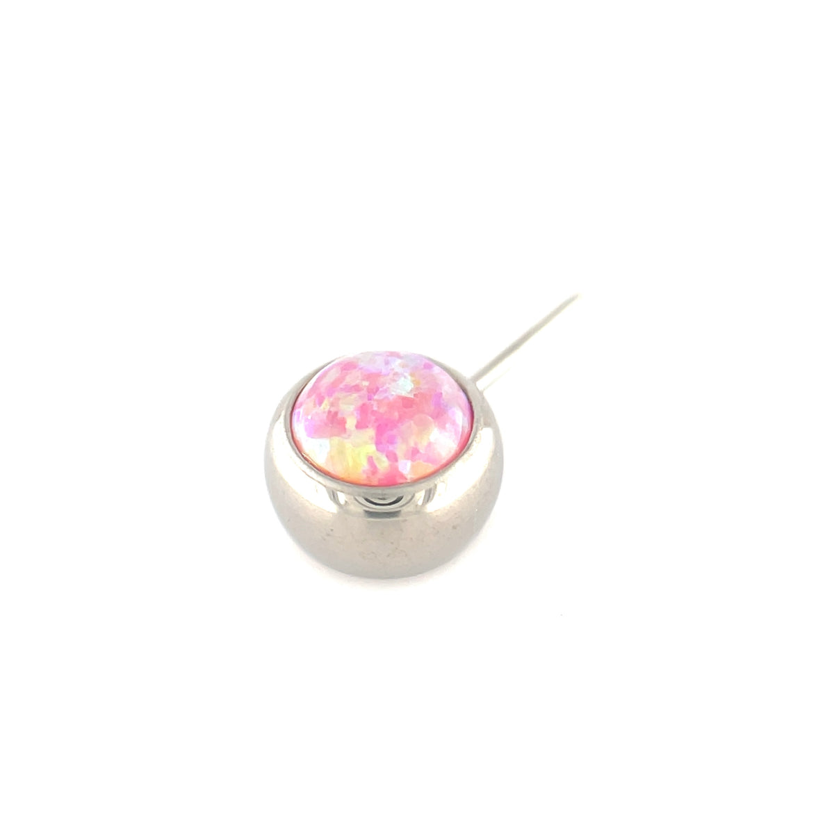 NeoMetal Side Set Bubble Gum Opal Gem Barbell