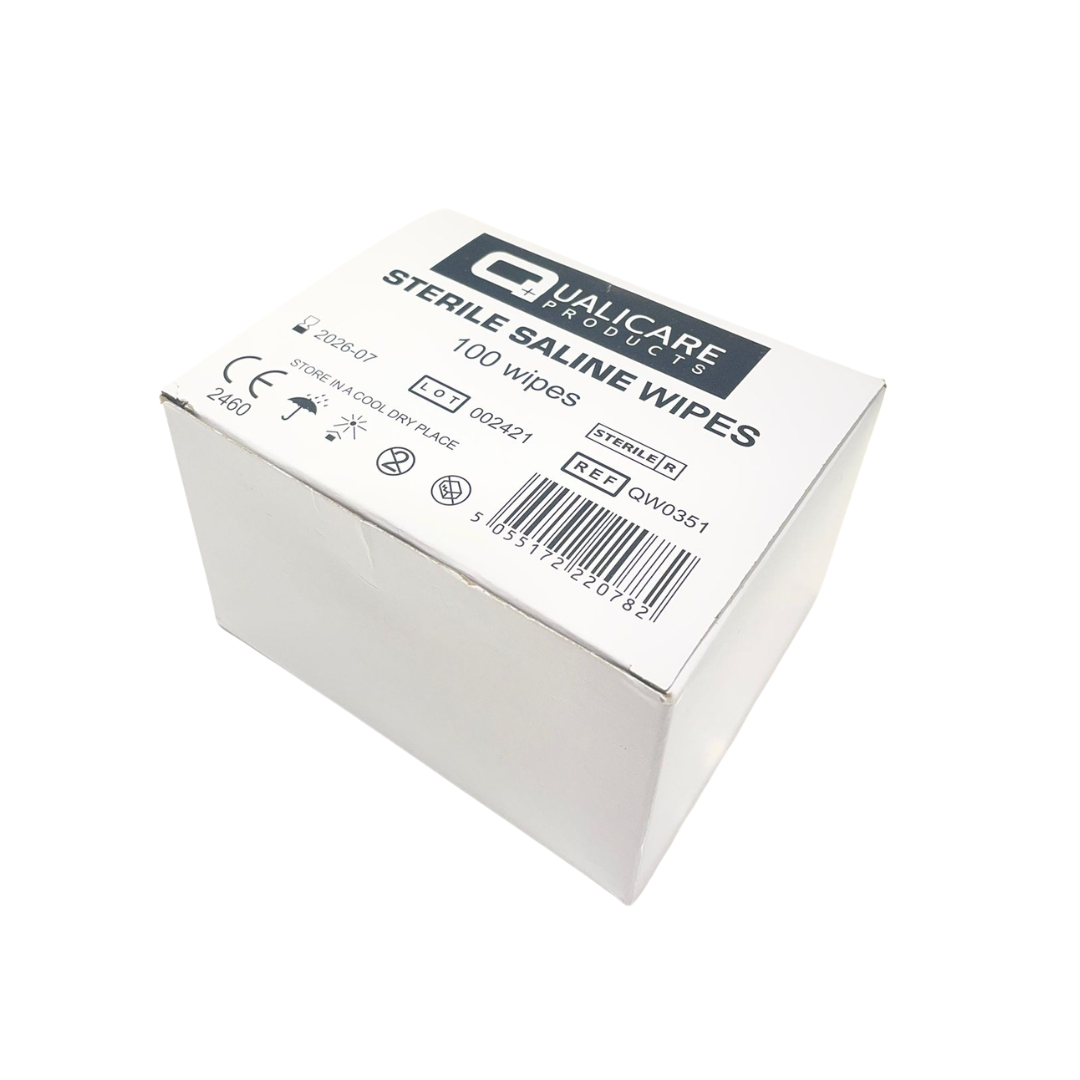 Qualcare Sterile Saline Cleansing Wipe