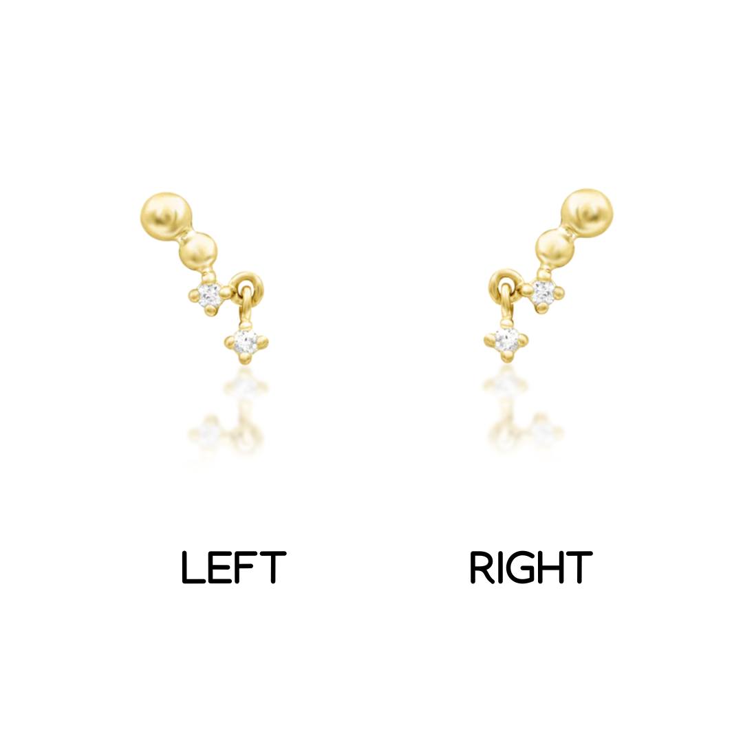 Junipurr 14ct Gold Ambient CZ End