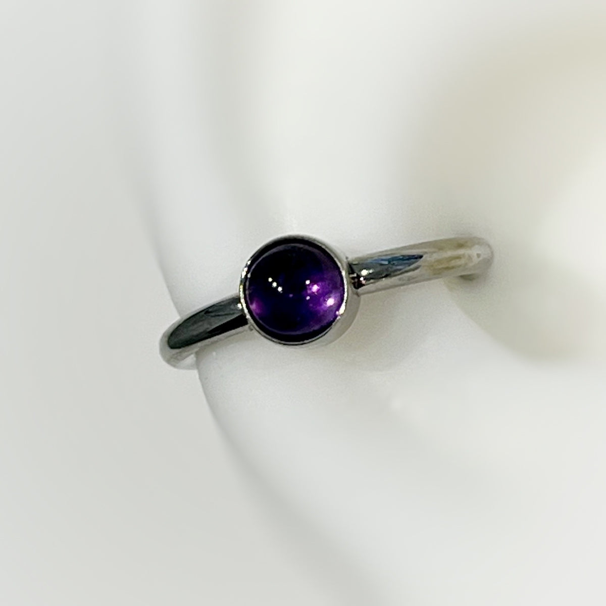 Industrial Strength Titanium Natural Gem Captive Bead