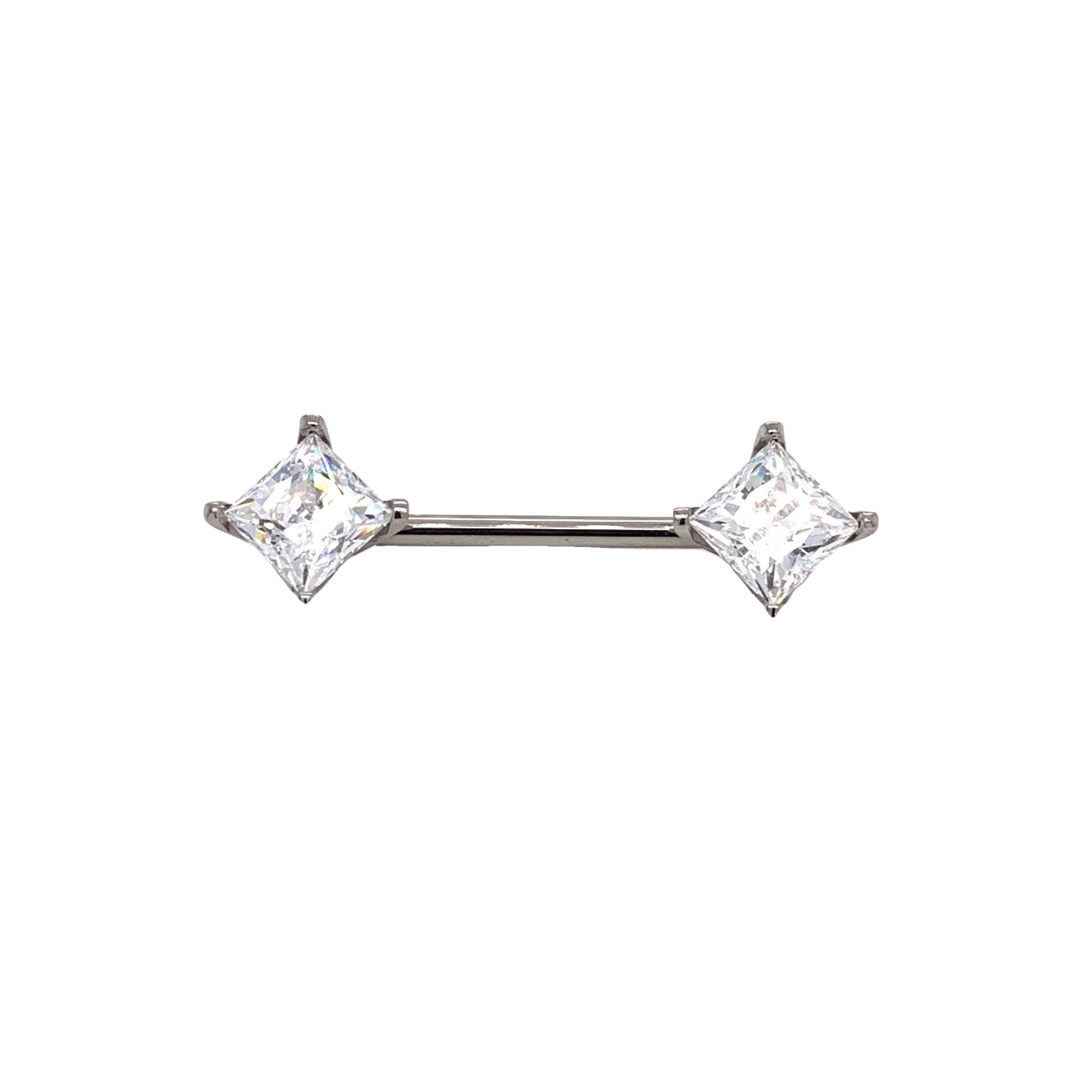 Diamond nipple sales piercing jewelry