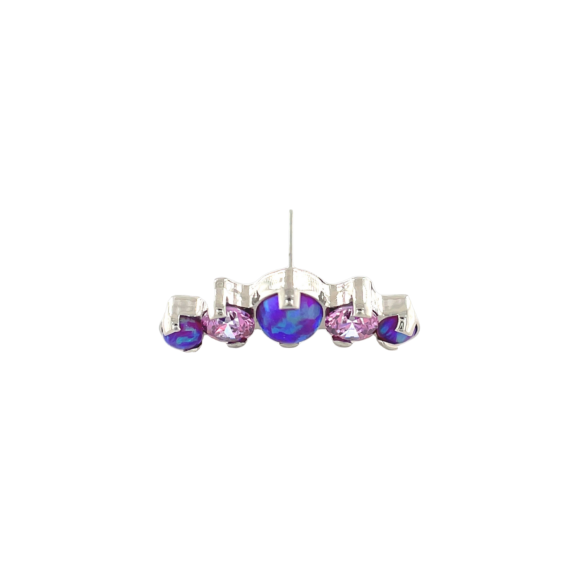 Industrial Strength Odyssey Sleepy Lavender Opal Mini Prium End - Isha Body Jewellery