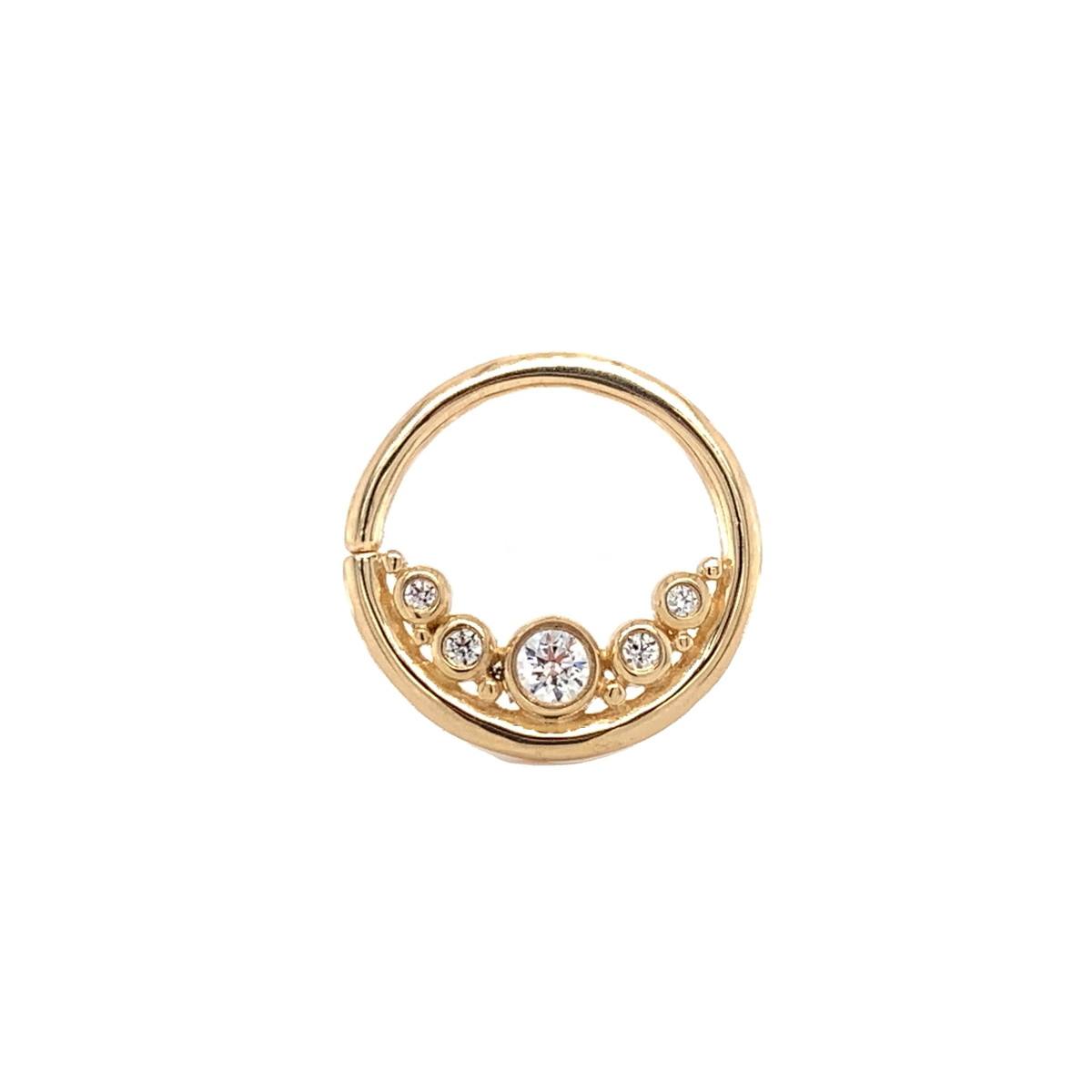 14Ct Gold Baloo Seam Ring