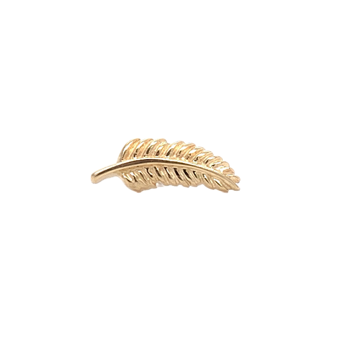 14Ct Gold Feather Quill Attachment